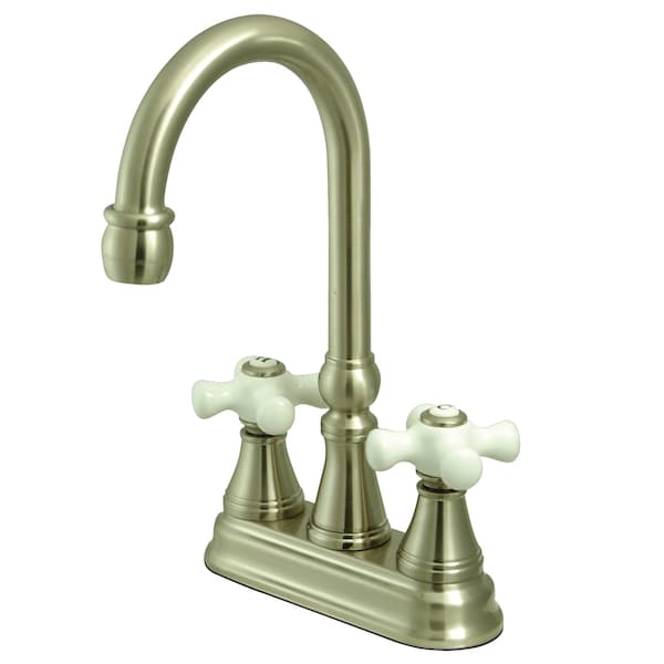 Governor Bar Faucet W/out Pop-Up, Brushed Nickel